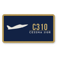 Thumbnail for Cessna 310R Patches - Rectangle - Navy Gold