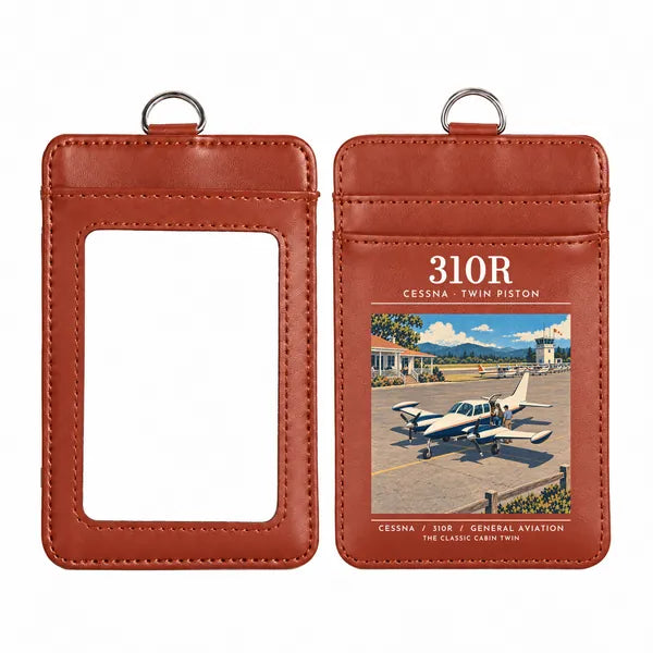 Cessna 310R - Poster - ID Card Holder - Light Brown