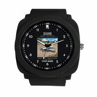 Thumbnail for Cessna 310R - Poster + Name - Rubber Strap - Black