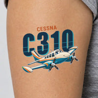 Thumbnail for Cessna 310R - Tattoo - Cartoon