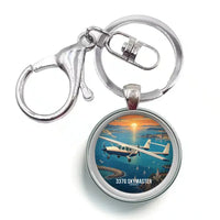 Thumbnail for Cessna 337G Skymaster - 3D - Circle Key Chain - Full Print