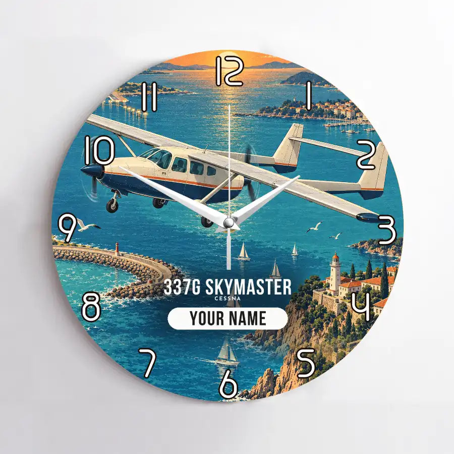Cessna 337G Skymaster - 3D + Name - No Frame - Full Print