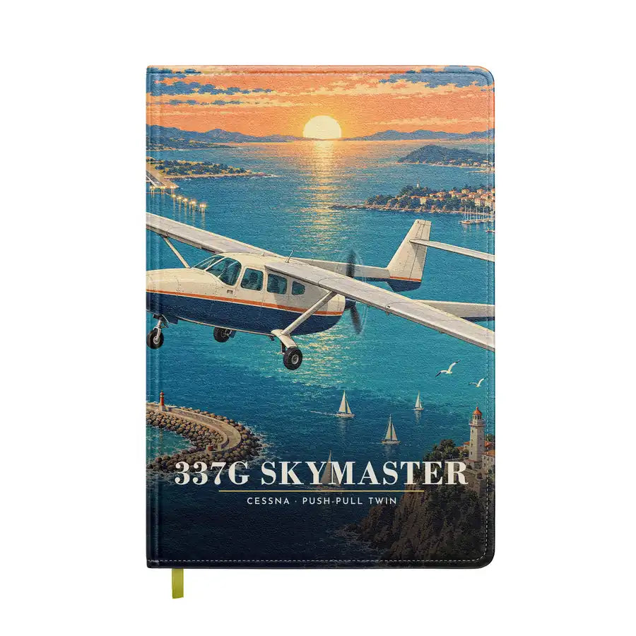 Cessna 337G Skymaster - 3D - Notebook - Full Print