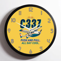 Thumbnail for Cessna 337G Skymaster - Cartoon - Framed - Yellow