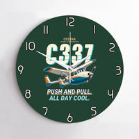 Thumbnail for Cessna 337G Skymaster - Cartoon - No Frame - Dark Green