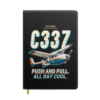 Thumbnail for Cessna 337G Skymaster - Cartoon - Notebook - Black