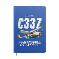 Thumbnail for Cessna 337G Skymaster - Cartoon - Notebook - Blue