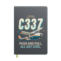 Thumbnail for Cessna 337G Skymaster - Cartoon - Notebook - Gray