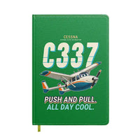 Thumbnail for Cessna 337G Skymaster - Cartoon - Notebook - Green