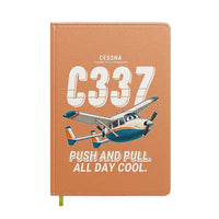 Thumbnail for Cessna 337G Skymaster - Cartoon - Notebook - Orange