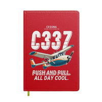 Thumbnail for Cessna 337G Skymaster - Cartoon - Notebook - Red