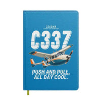 Thumbnail for Cessna 337G Skymaster - Cartoon - Notebook - Turquoise