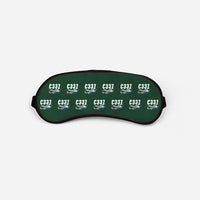 Thumbnail for Cessna 337G Skymaster - Cartoon Pattern - Sleep Mask - Dark Green