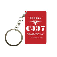 Thumbnail for Cessna 337G Skymaster - Heritage - Key Chain - Red