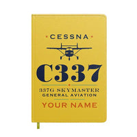 Thumbnail for Cessna 337G Skymaster - Heritage + Name - Notebook - Yellow