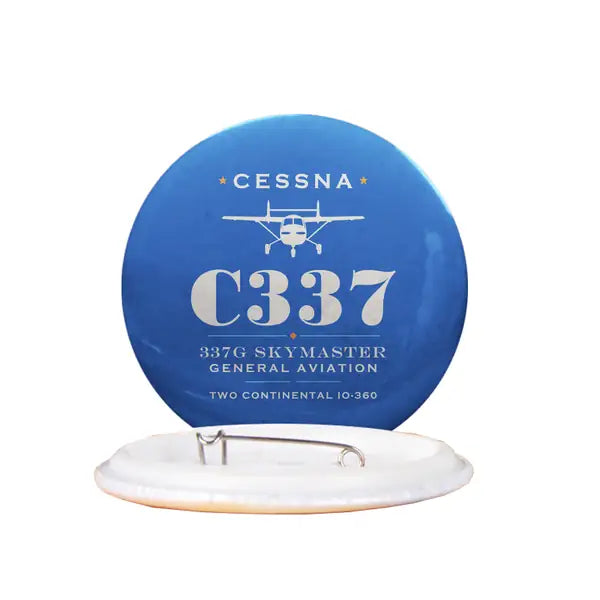 Cessna 337G Skymaster - Heritage - Pin - Blue