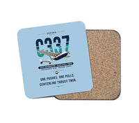 Thumbnail for Cessna 337G Skymaster - Original - Coaster - Light Blue