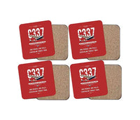Thumbnail for Cessna 337G Skymaster - Original - Coaster Set - Red