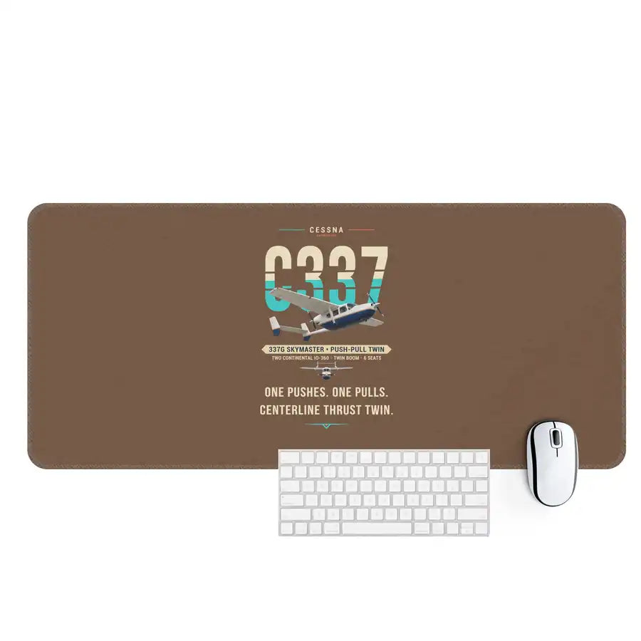 Cessna 337G Skymaster - Original - Desk Mat - Brown