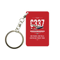 Thumbnail for Cessna 337G Skymaster - Original - Key Chain - Red