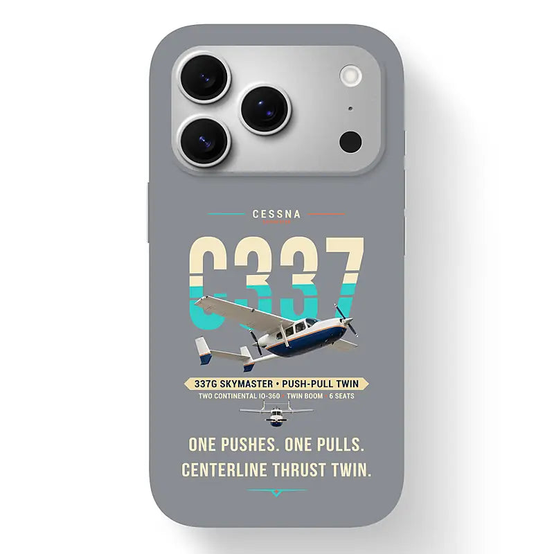 Cessna 337G Skymaster - Original - MagSafe iPhone 17 Pro - Gray