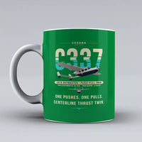Thumbnail for Cessna 337G Skymaster - Original - Mug - Green