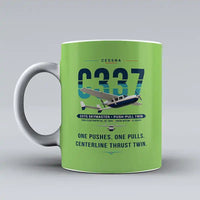 Thumbnail for Cessna 337G Skymaster - Original - Mug - Light Green