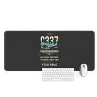 Thumbnail for Cessna 337G Skymaster - Original + Name - Desk Mat - Black