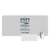 Thumbnail for Cessna 337G Skymaster - Original + Name - Desk Mat - Light Gray