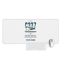 Thumbnail for Cessna 337G Skymaster - Original + Name - Desk Mat - White
