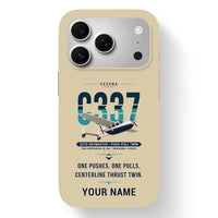 Thumbnail for Cessna 337G Skymaster - Original + Name - MagSafe iPhone 17 Pro - Beige