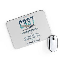 Thumbnail for Cessna 337G Skymaster - Original + Name - Mouse Pad - Light Gray