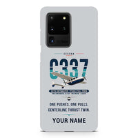 Thumbnail for Cessna 337G Skymaster - Original + Name - Samsung Case - Light Gray
