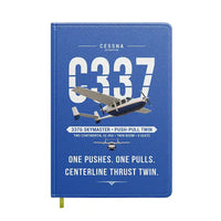 Thumbnail for Cessna 337G Skymaster - Original - Notebook - Blue