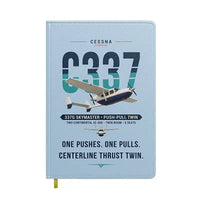 Thumbnail for Cessna 337G Skymaster - Original - Notebook - Light Blue