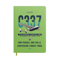 Thumbnail for Cessna 337G Skymaster - Original - Notebook - Light Green