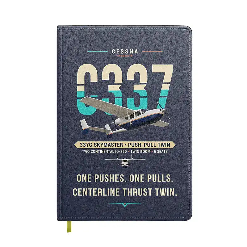 Cessna 337G Skymaster - Original - Notebook - Navy Blue
