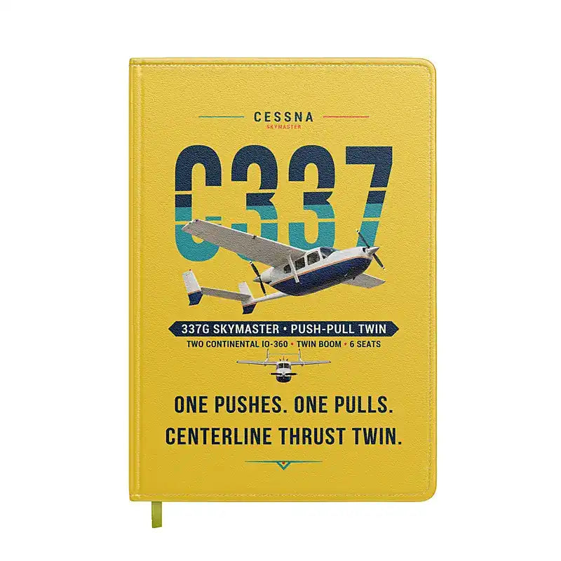 Cessna 337G Skymaster - Original - Notebook - Yellow
