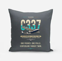 Thumbnail for Cessna 337G Skymaster - Original - Pillow - Gray