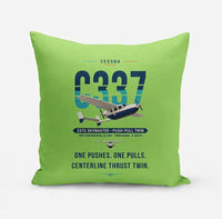 Thumbnail for Cessna 337G Skymaster - Original - Pillow - Light Green