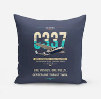 Thumbnail for Cessna 337G Skymaster - Original - Pillow - Navy Blue