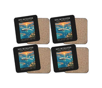 Thumbnail for Cessna 337G Skymaster - Poster - Coaster Set - Black