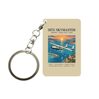 Thumbnail for Cessna 337G Skymaster - Poster - Key Chain - Beige