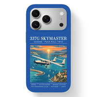 Thumbnail for Cessna 337G Skymaster - Poster - MagSafe iPhone 17 Pro - Blue