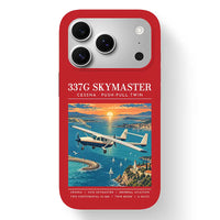 Thumbnail for Cessna 337G Skymaster - Poster - MagSafe iPhone 17 Pro - Red