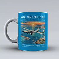 Thumbnail for Cessna 337G Skymaster - Poster - Mug - Turquoise