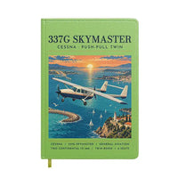 Thumbnail for Cessna 337G Skymaster - Poster - Notebook - Light Green