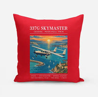 Thumbnail for Cessna 337G Skymaster - Poster - Pillow - Red