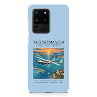 Thumbnail for Cessna 337G Skymaster - Poster - Samsung Case - Light Blue