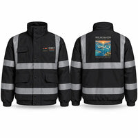 Thumbnail for Cessna 337G Skymaster Reflective Winter Jackets - Poster - Black